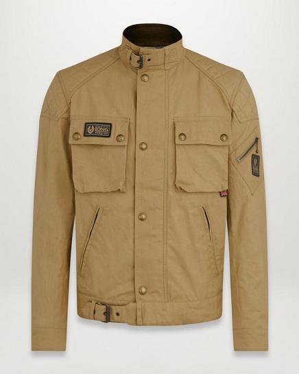 Veste Cirée Belstaff Homme Long Way Up Kaki Coton France RG1403965